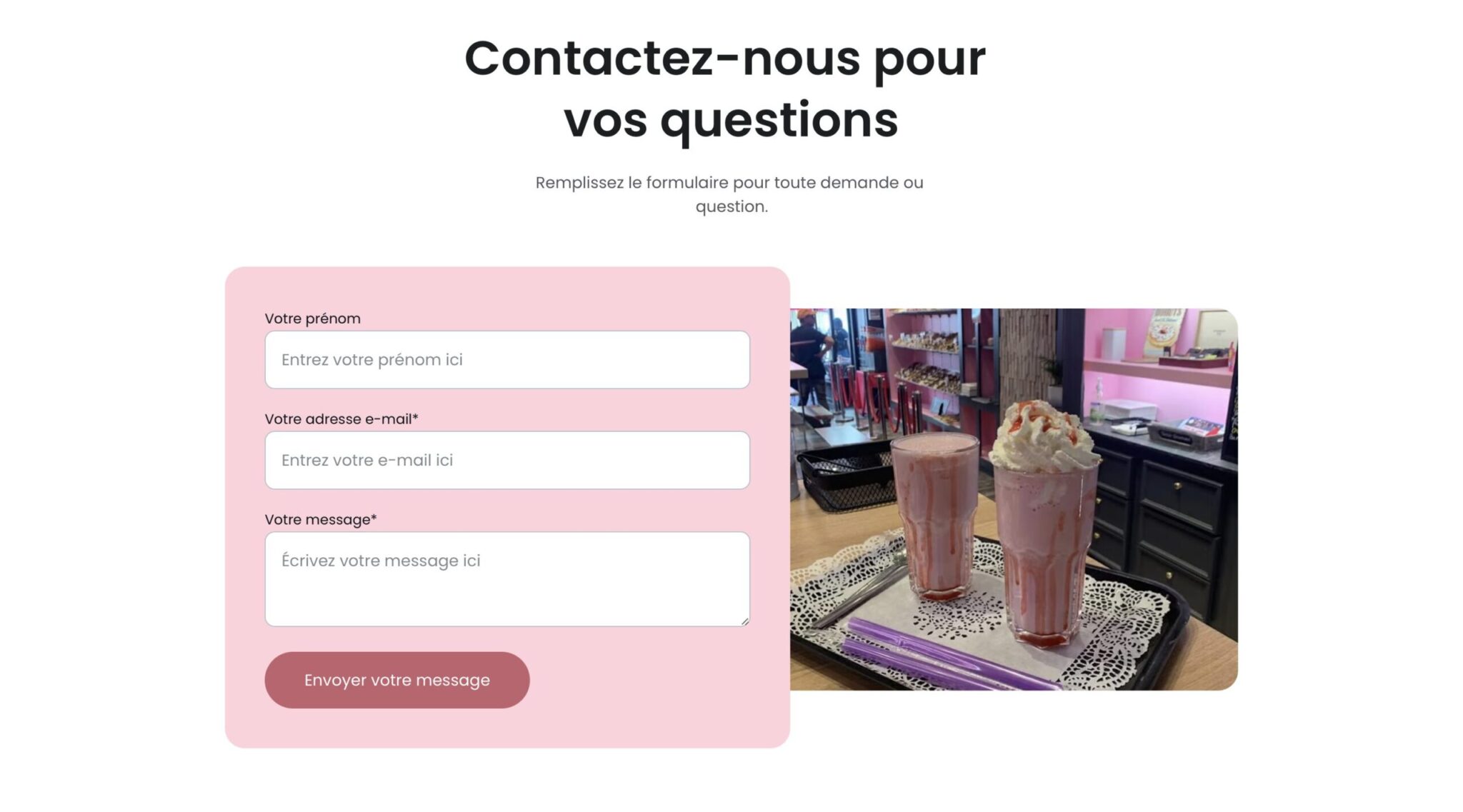 création de site vitrine pour entrepreneurs locaux